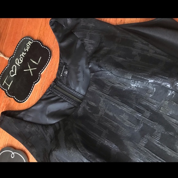 Fitted Sleeveless Little Black Dress I ❤️ Ronson - Picture 2 of 7